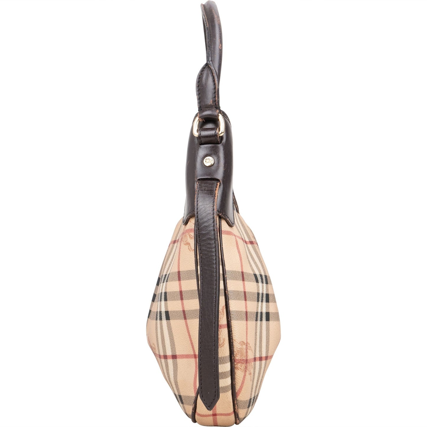 Burberry Haymarket Check Brooklyn Hobo Shoulder Bag