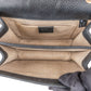 Gucci Black Leather Interlocking GG Crossbody Bag