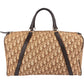 Christian Dior Trotter Monogram Canvas Boston 40 Handbag