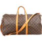 Louis Vuitton Monogram Canvas Keepall 55 Bandoulière Travel Bag