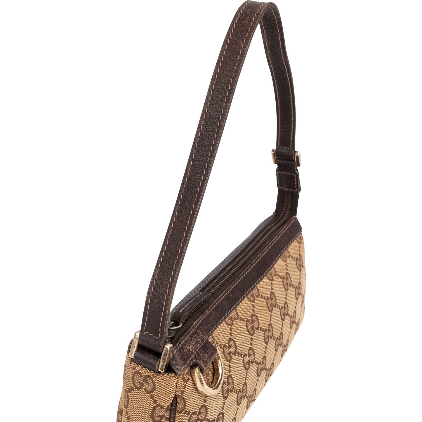 Gucci Monogram GG Canvas Mini Abbey Pochette Handbag