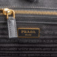 Prada Black Saffiano Leather Galleria Handbag