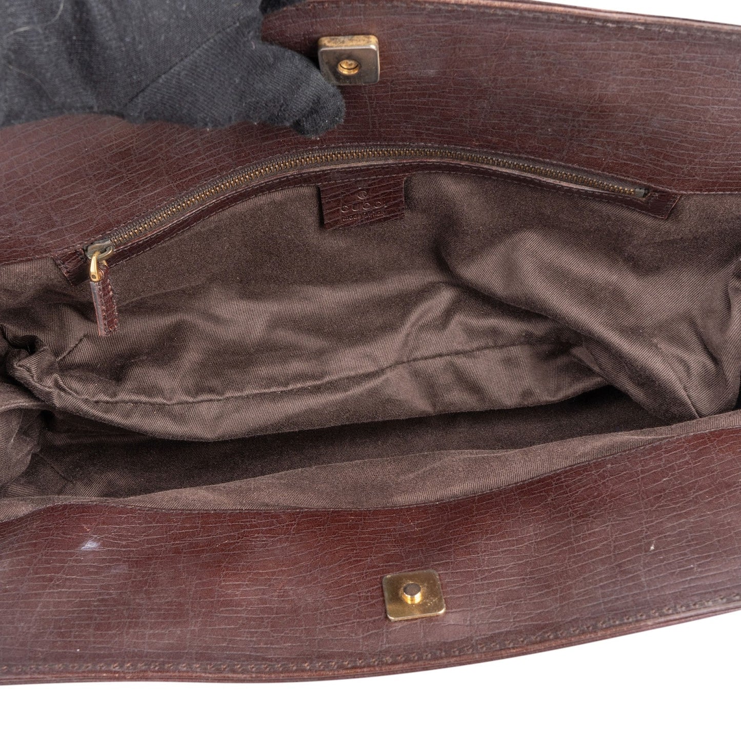 Gucci Monogram GG Horsebit Handbag