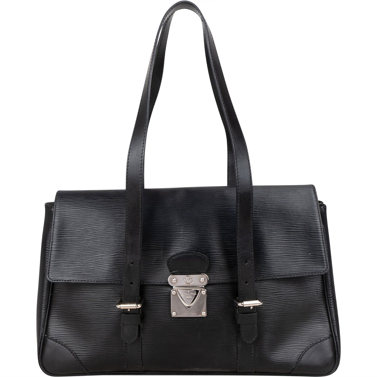 Louis Vuitton Noir Epi Leather Segur Shoulder Bag