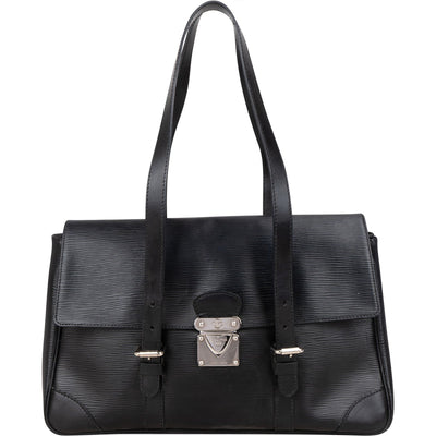 Louis Vuitton Noir Epi Leather Segur Shoulder Bag
