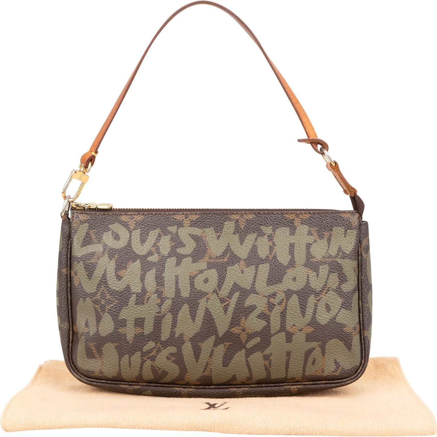 Louis Vuitton Limited Monogram Graffiti Pochette Accessoires Handbag