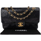 Chanel Quilted Lambskin 24K Gold Small Double Flap Shoulder Bag