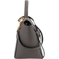 Celine Grey Leather Grained Calfskin Belt Handbag