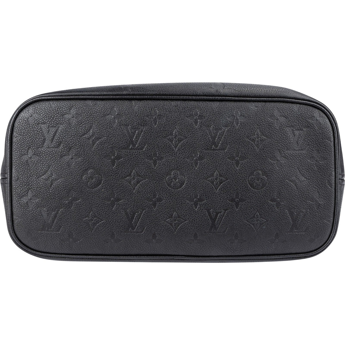 Louis Vuitton Noir Monogram Empreinte Leather Neverfull MM Shoulder Bag