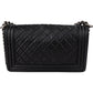 Chanel Medium Boy Single Flap aus gestepptem Lammleder – Ansicht 4