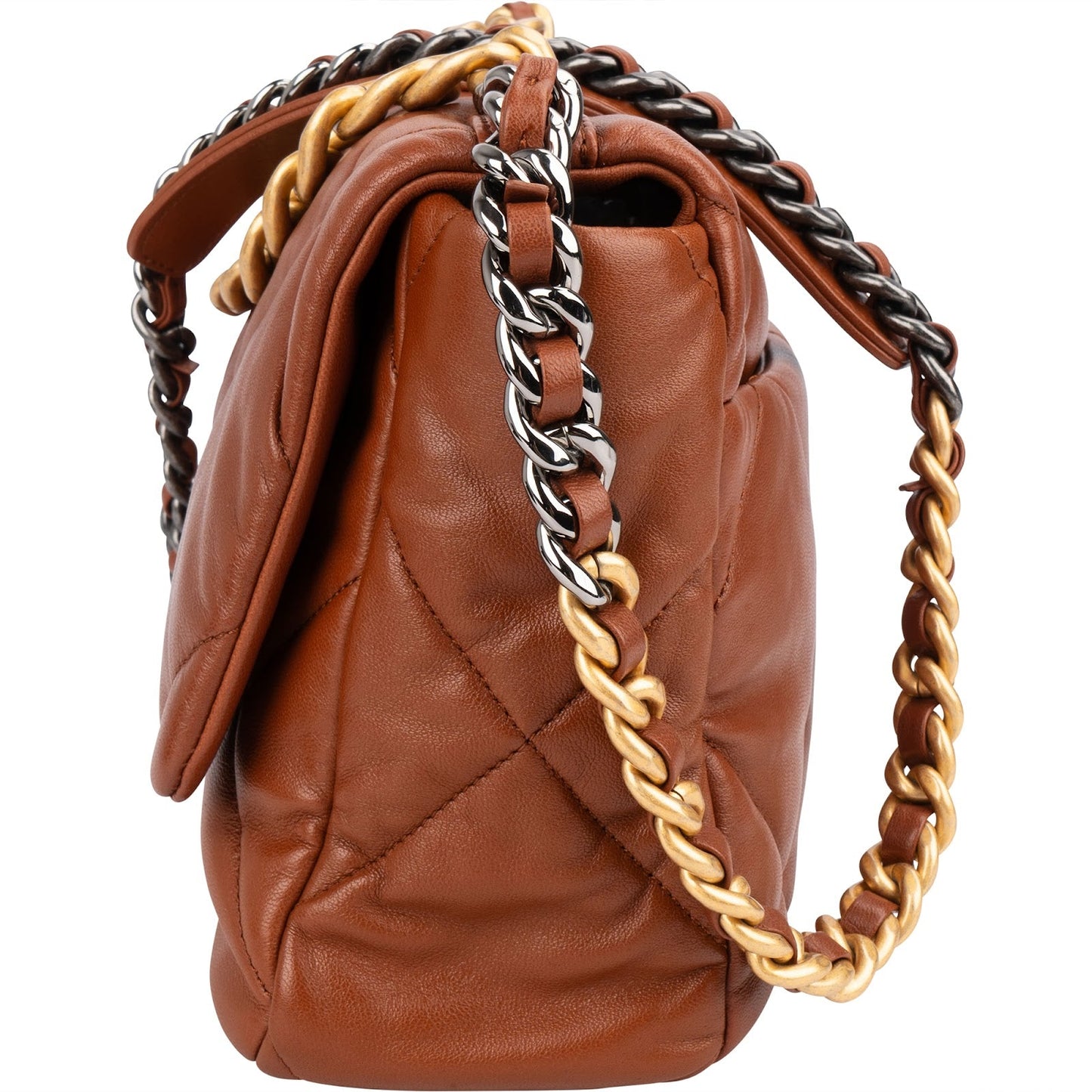 Chanel 19 Quilted Lambskin Single Flap Crossbody Bag