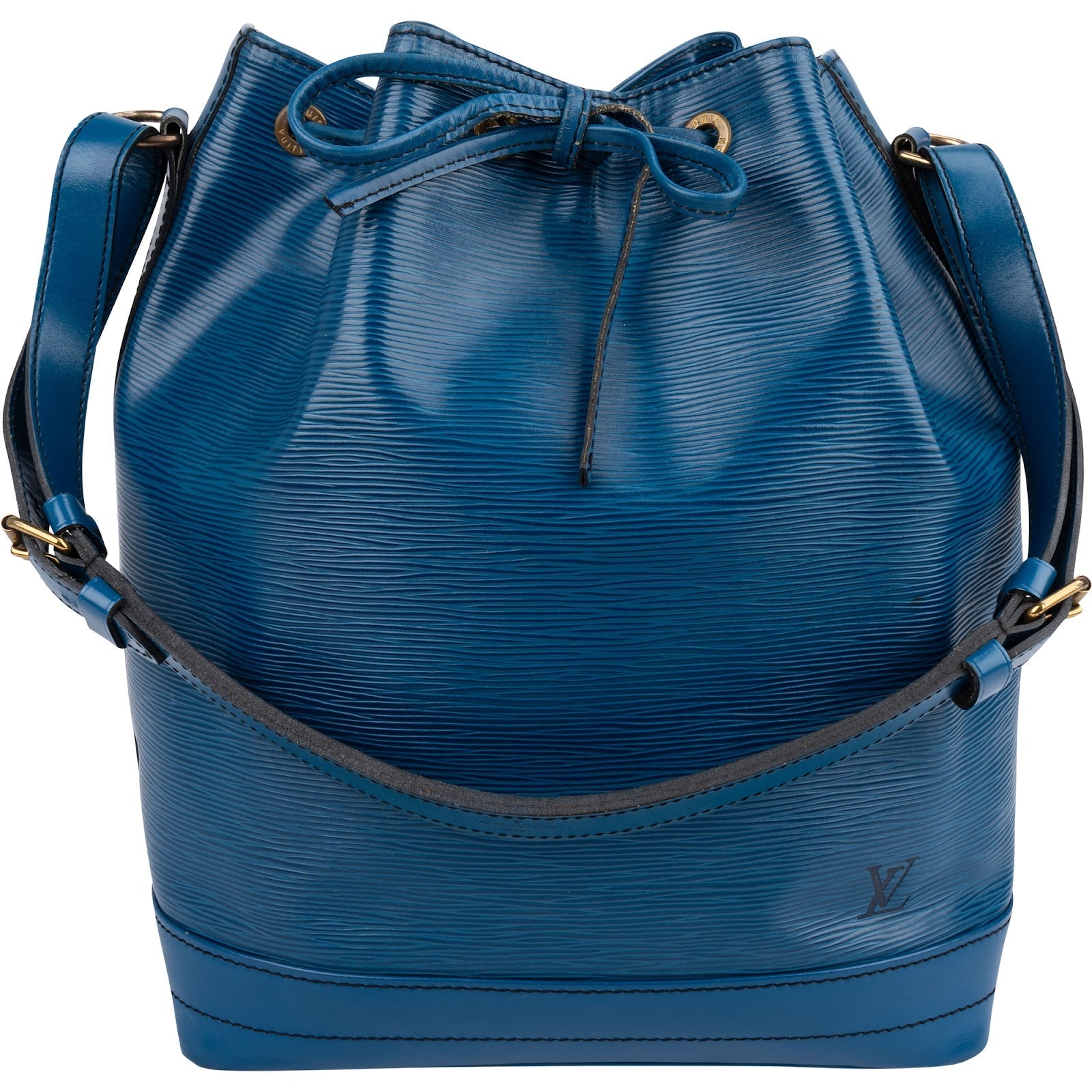 Louis Vuitton Blue Epi Leather Sac Noé Grande Shoulder Bag
