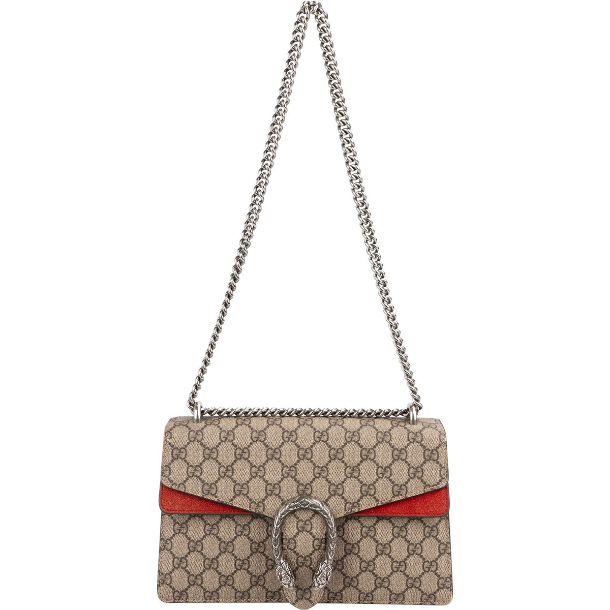 Gucci Monogram GG Supreme Canvas Dionysus Shoulder Bag