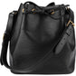 Louis Vuitton Noir Epi Leather Sac Noé Petit Shoulder Bag