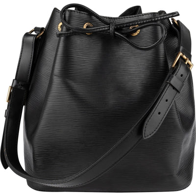 Louis Vuitton Noir Epi Leather Sac Noé Petit Shoulder Bag