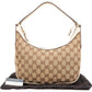 Gucci Monogram GG Canvas Small Hobo Shoulder Bag