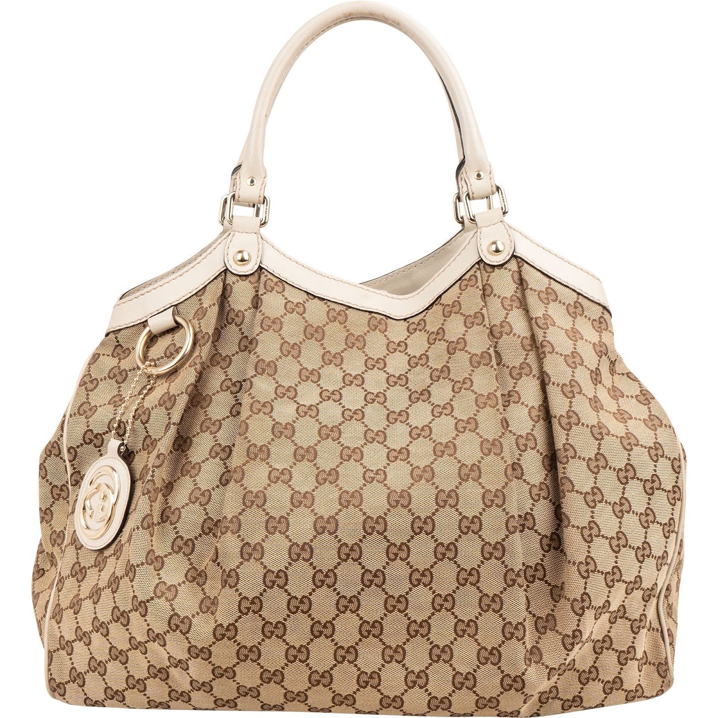 Gucci Monogram GG Canvas Sukey Large Hobo Handbag
