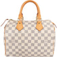 Louis Vuitton Monogram Damier Azur Canvas Speedy 25 Handbag