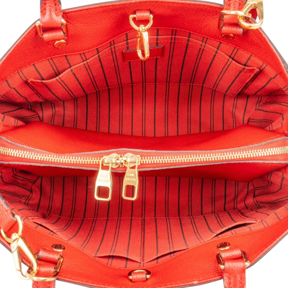 Louis Vuitton Leather Monogram Empreinte Montaigne MM Handbag