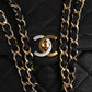 Chanel Quilted Lambskin Bicolor Double Flap Shoulder Bag