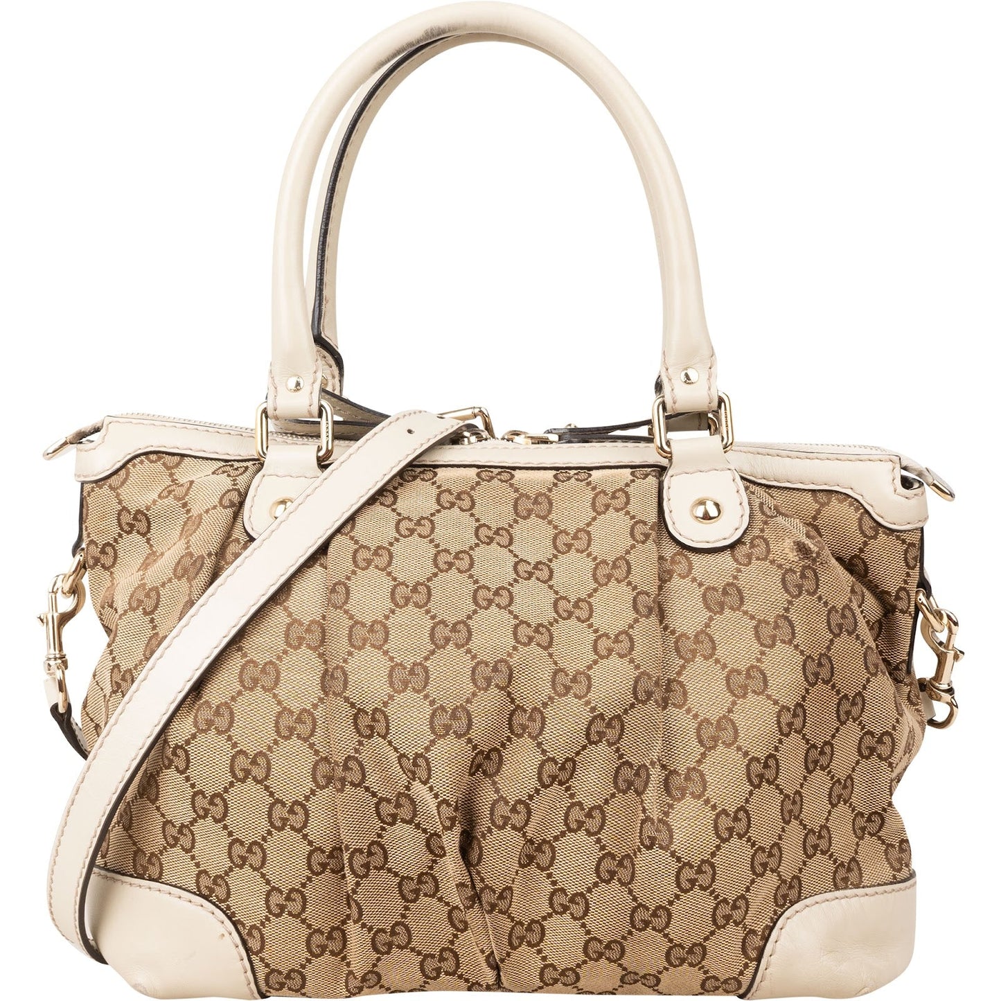 Gucci Monogram GG Canvas Sukey Tote Handbag