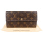 Louis Vuitton Monogram Canvas Sarah Wallet