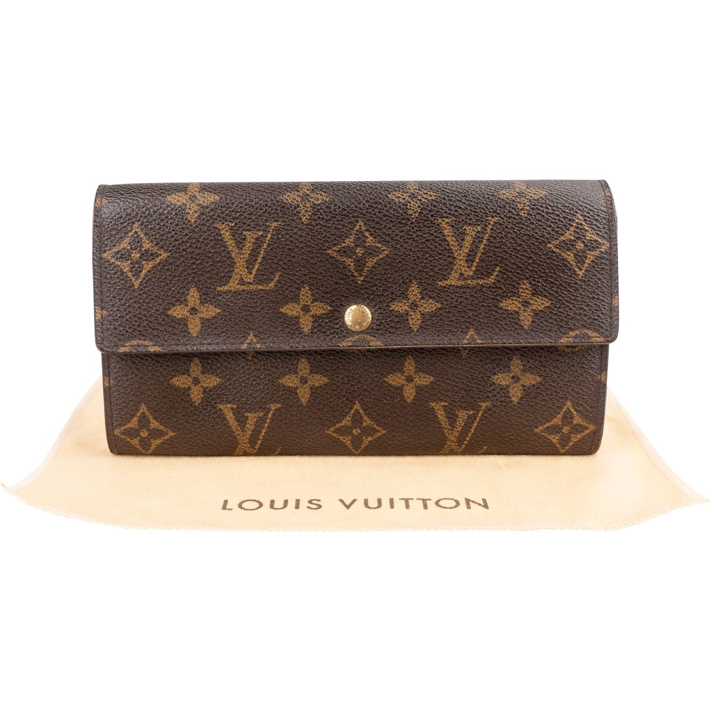 Louis Vuitton Monogram Canvas Sarah Wallet