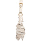 Yves Saint Laurent Suede Leather Rive Gauche Ruffled Hobo Mombasa Shoulder Bag