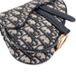 Christian Dior Oblique Trotter Monogram Canvas Mini Saddle Shoulder Bag