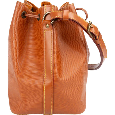 Louis Vuitton Brown Epi Leather Sac Noé Petit Shoulder Bag