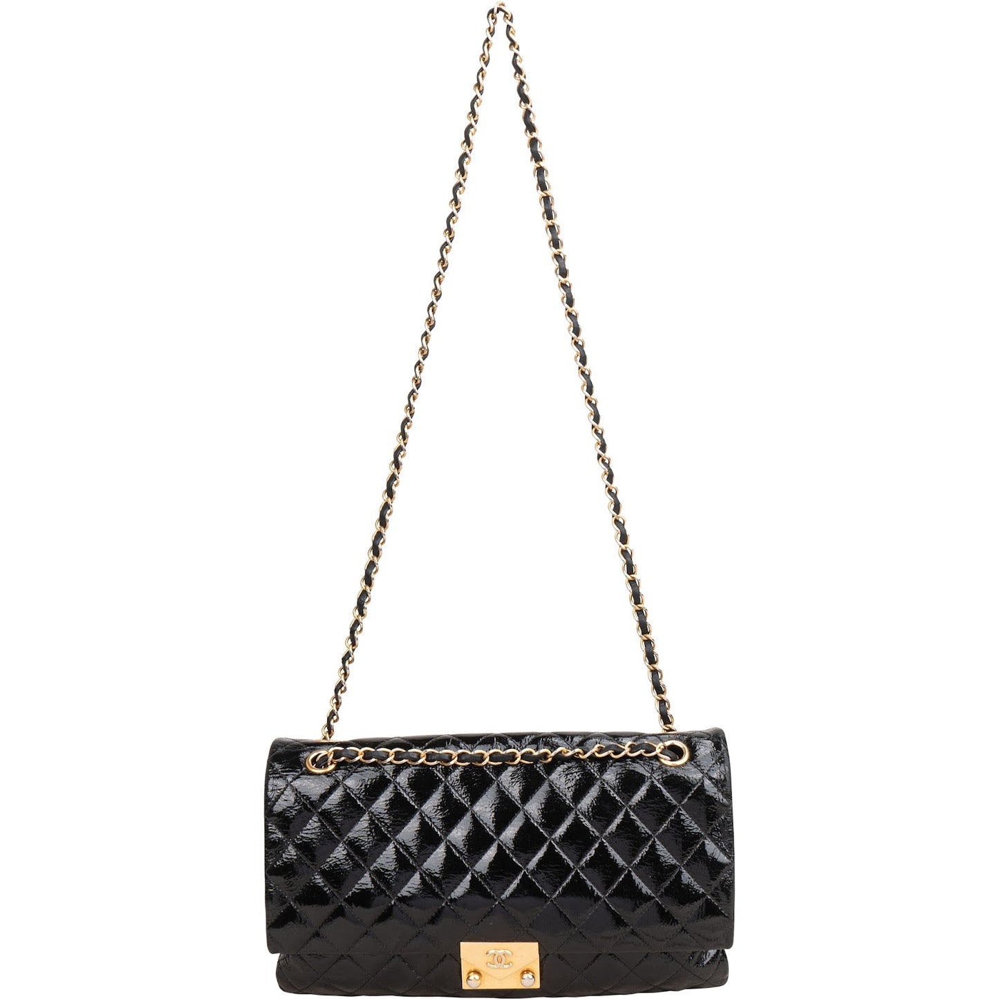 Chanel Patent Leather Ultimate Soft Single Flap Crossbody Bag