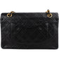 Chanel Quilted Lambskin 24K Gold Medium Double Flap Shoulder Bag