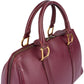 Christian Dior Textured Saffiano Leather Vintage Boston Handbag