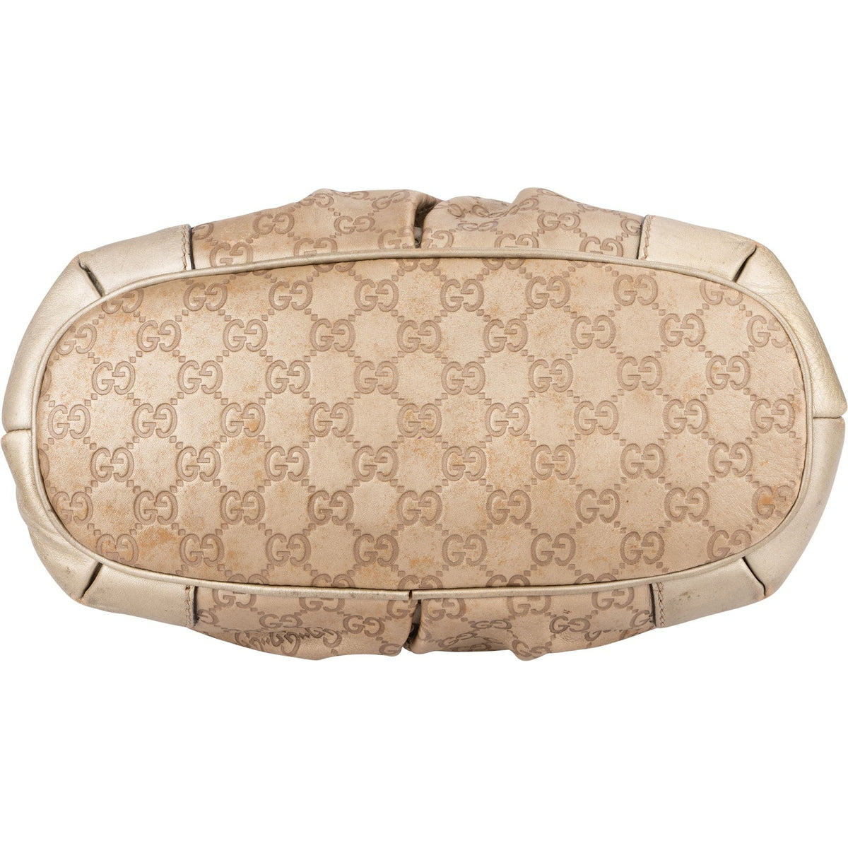 Gucci Gold Guccissima Leather Sukey Handbag
