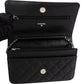 Chanel Quilted Caviar Leather Wallet on Chain Crossbody Bag