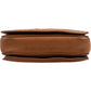 Miu Miu Brown Grained Leather Studded Bow Shoulder Bag