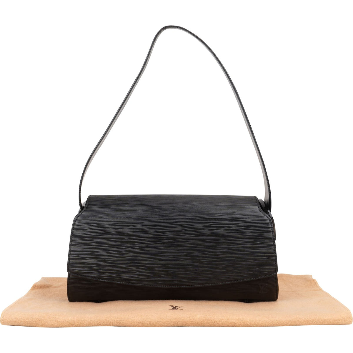 Louis Vuitton Noir Epi Leather Nocturne GM Shoulder Bag
