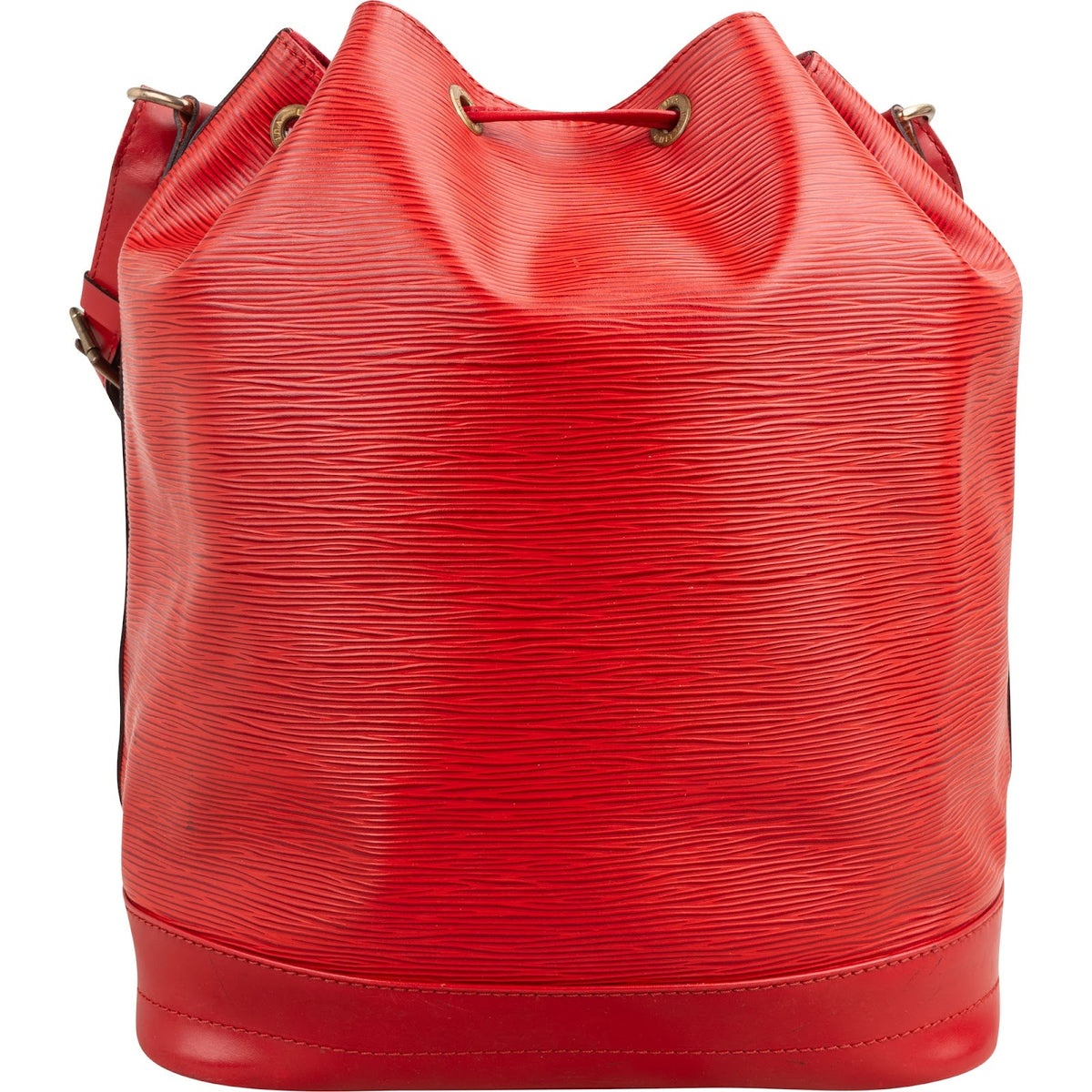 Louis Vuitton Red Epi Leather Sac Noé Grande Shoulder Bag