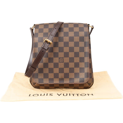 Louis Vuitton Monogram Damier Ebene Canvas Salsa Musette PM Crossbody Bag