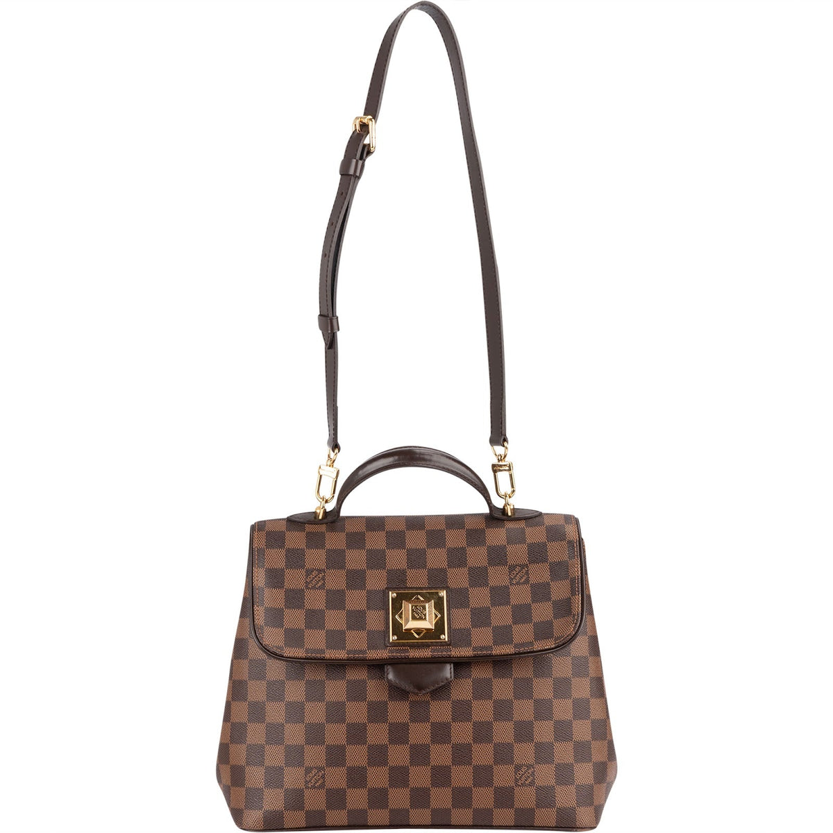 Louis Vuitton Monogram Damier Ebene Canvas Bergamo MM Handbag