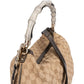Gucci Monogram GG Bamboo Handle Shoulder Bag