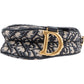 Christian Dior Oblique Trotter Monogram Canvas Mini Saddle Shoulder Bag