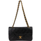 Chanel Quilted Lambskin 24K Gold Small Double Flap Shoulder Bag