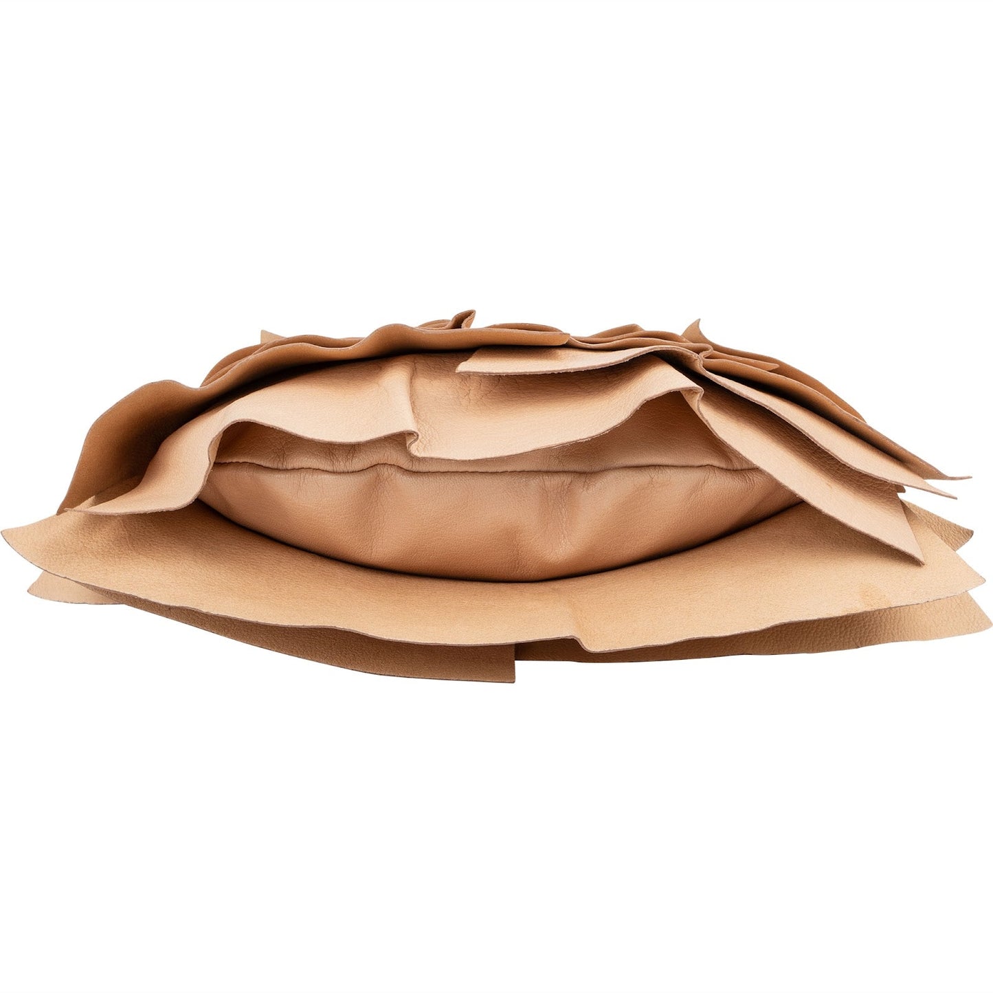 Yves Saint Laurent Leather Rive Gauche Ruffle Hobo Shoulder Bag