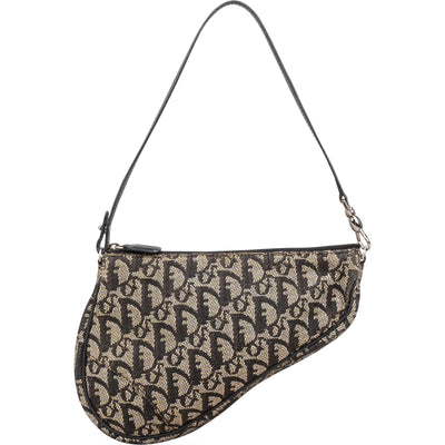 Christian Dior Monogram Trotter Mini Saddle Shoulder Bag