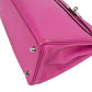 Hermès Pink Chevre Leather Palladium Kelly 28 Handbag