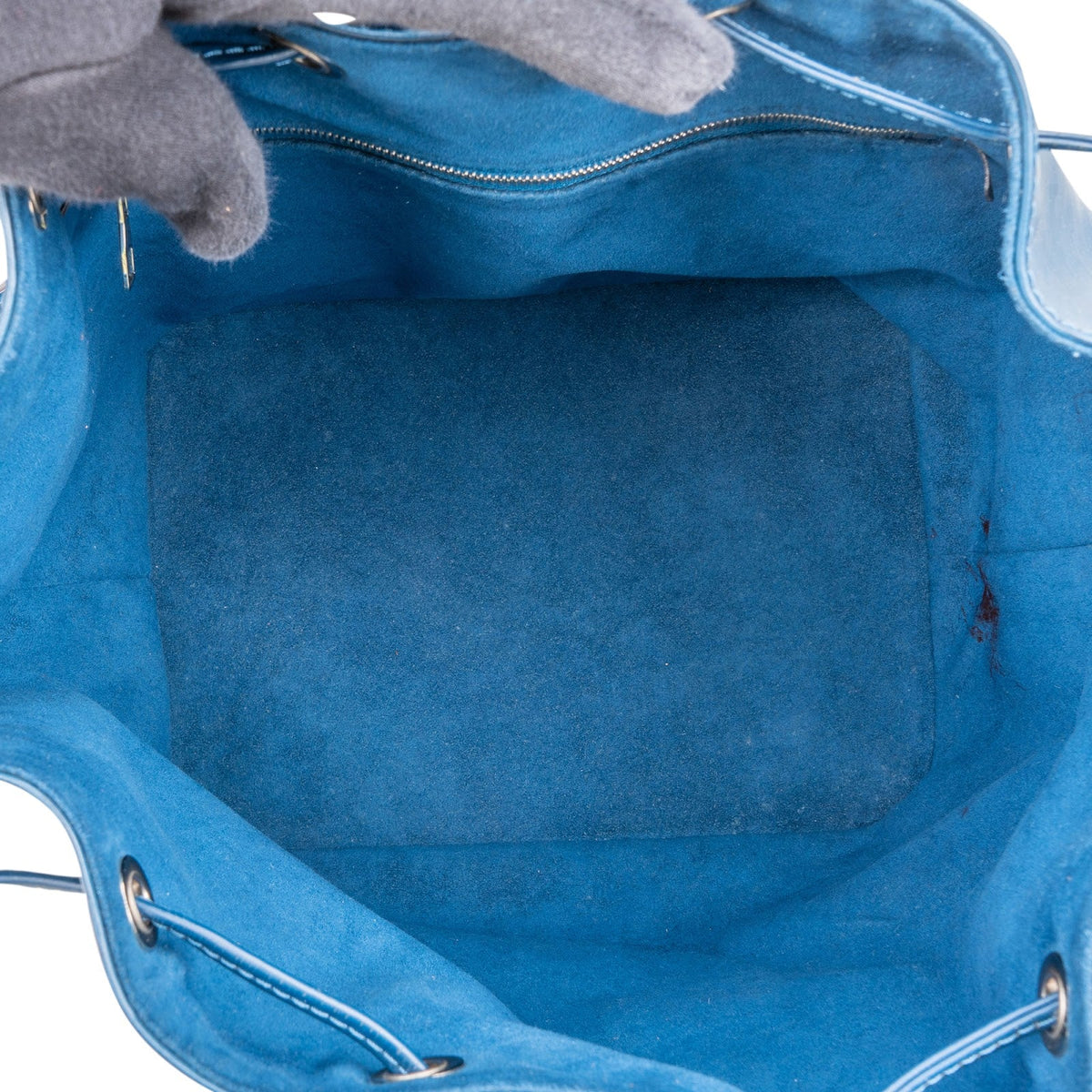 Louis Vuitton Bleu Epi Leather NM Sac Noé Petit Shoulder Bag