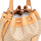 Céline Macadam Monogram Bucket Drawstring Shoulder Bag