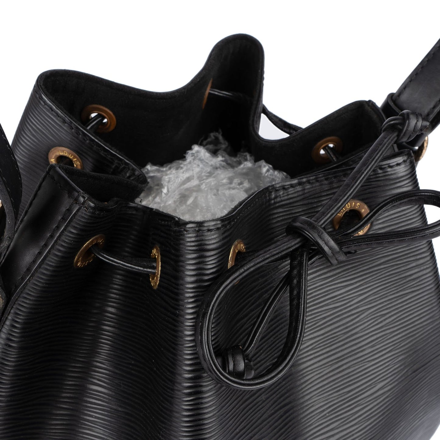 Louis Vuitton Noir Epi Leather Sac Noé Petit Shoulder Bag