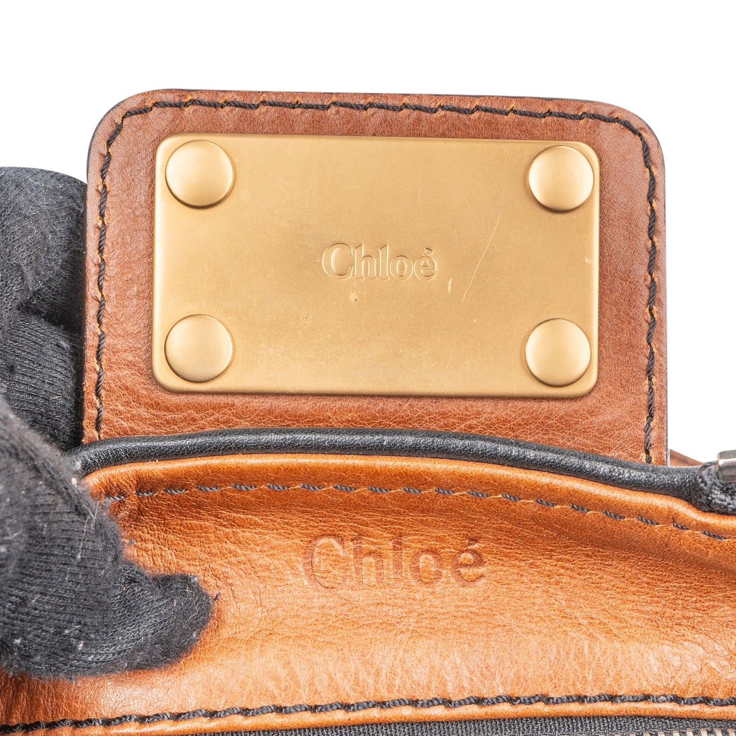 Chloé Woven Cotton Paddington Satchel Handbag